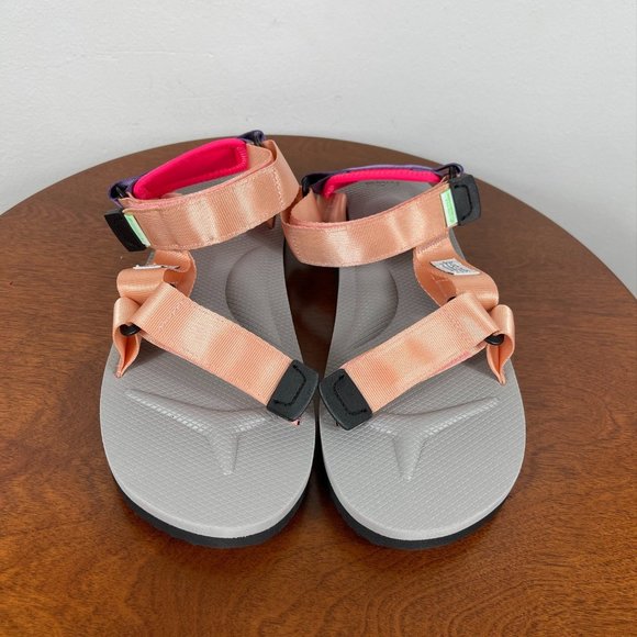 Suicoke Shoes - Suicoke Depa-Cab Sandals Pink/Grey